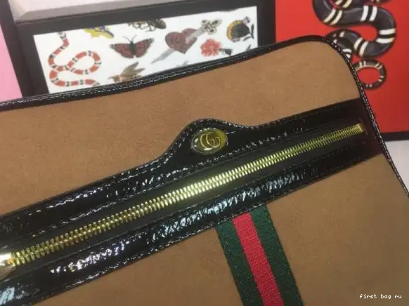 First bag ru Gucci Small Bag Shoulder Suede Ophidia 0521
